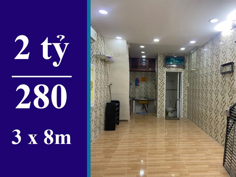 BÁN NHÀ HẺM 264 LÊ VĂN LƯƠNG QUẬN 7. DT: 3 X 8M, 1 LẦU. GIÁ 2 TỶ 280