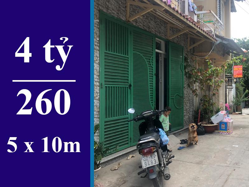 BÁN NHÀ HẺM QUẬN 7, TÂN QUY, ĐƯỜNG SỐ 10. DT: 5 X 10M, 1 LẦU. GIÁ 4 TỶ 260