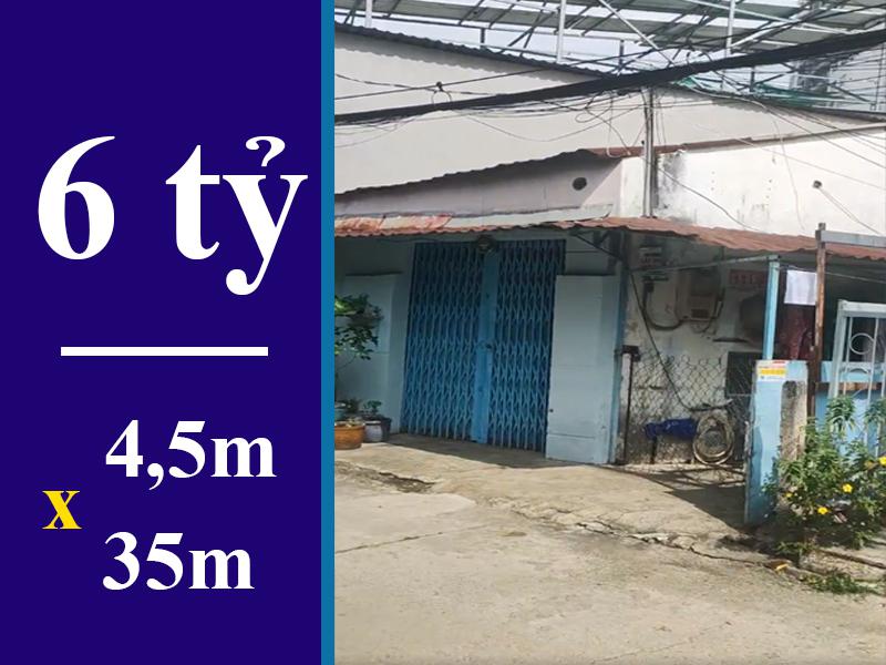 bán dãy nhà trọ đào sư tích, nhà bè. dt: 4,5 x 35m. dtcn: 144m2. giá 6 tỷ