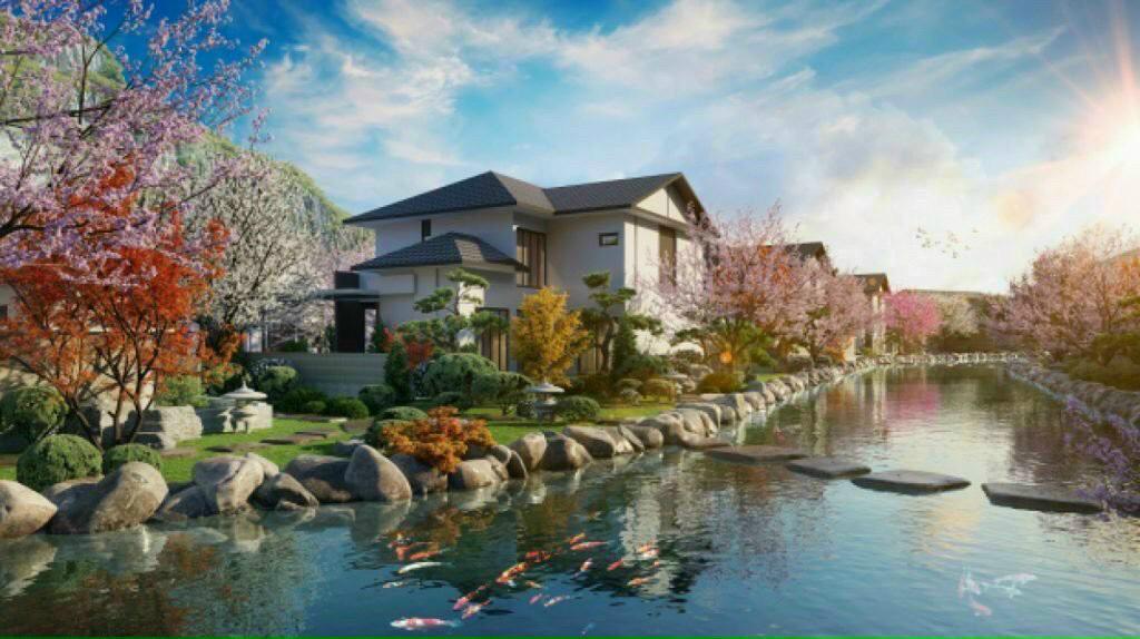 Villas Sun Beauty Onsen, kiến tạo khoáng nóng tự nhiên hữu hạn.