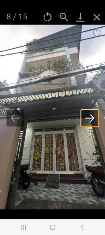 Nhà hẻm xe hơi , 68m2 , 4 lầu, Phú Nhuận , gía.9.6 tỷ .