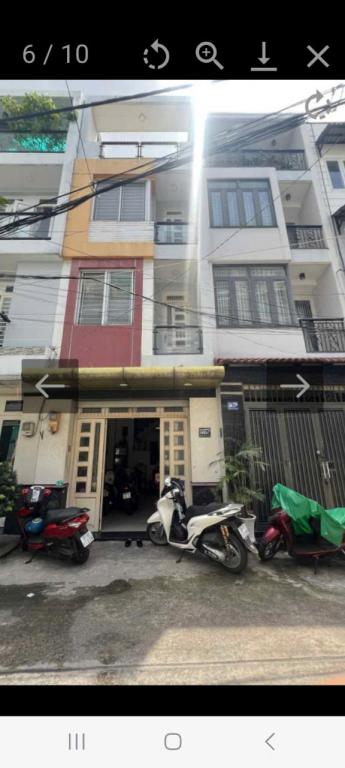 Nhà hẻm xe hơi , 52m2 ,4 lầu , Bình Thạnh , gias.11.5 tỷ.
