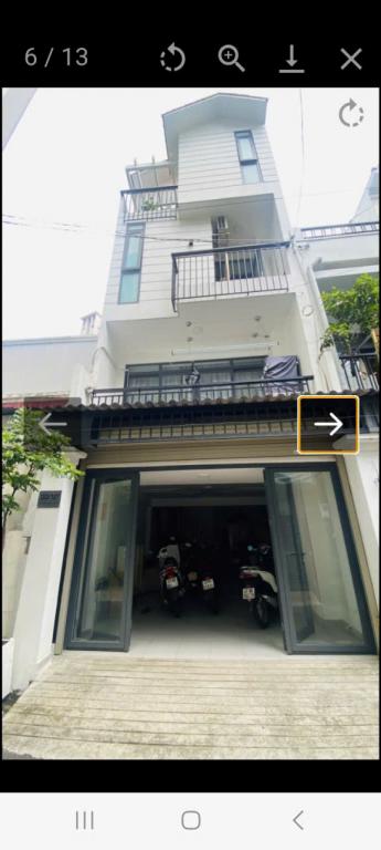 Nhà hẻm xe hơi , 63m2 , 4 lầu , Bình thạnh , giá 10 tỷ .