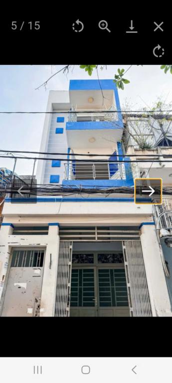 Nhà hẻm xe hơi , 51m2 , 4 lầu , Bình thạnh , giá 9.75 tỷ .